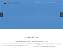 Tablet Screenshot of neutroclimat.com